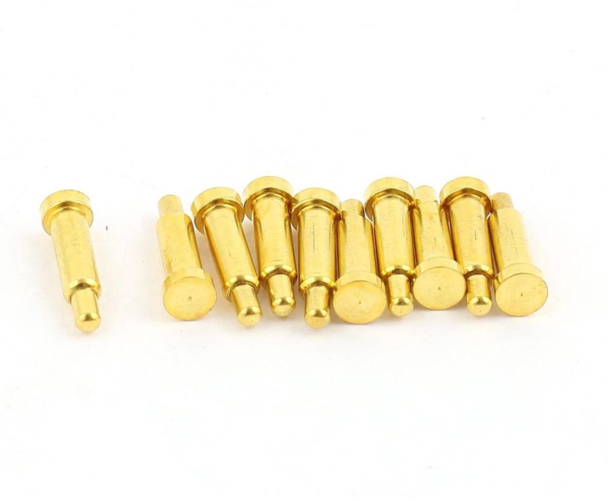 Test Probes - Veer Probes - Elektrisch Testen - Bolle Tip - 10 Stuks - Goud