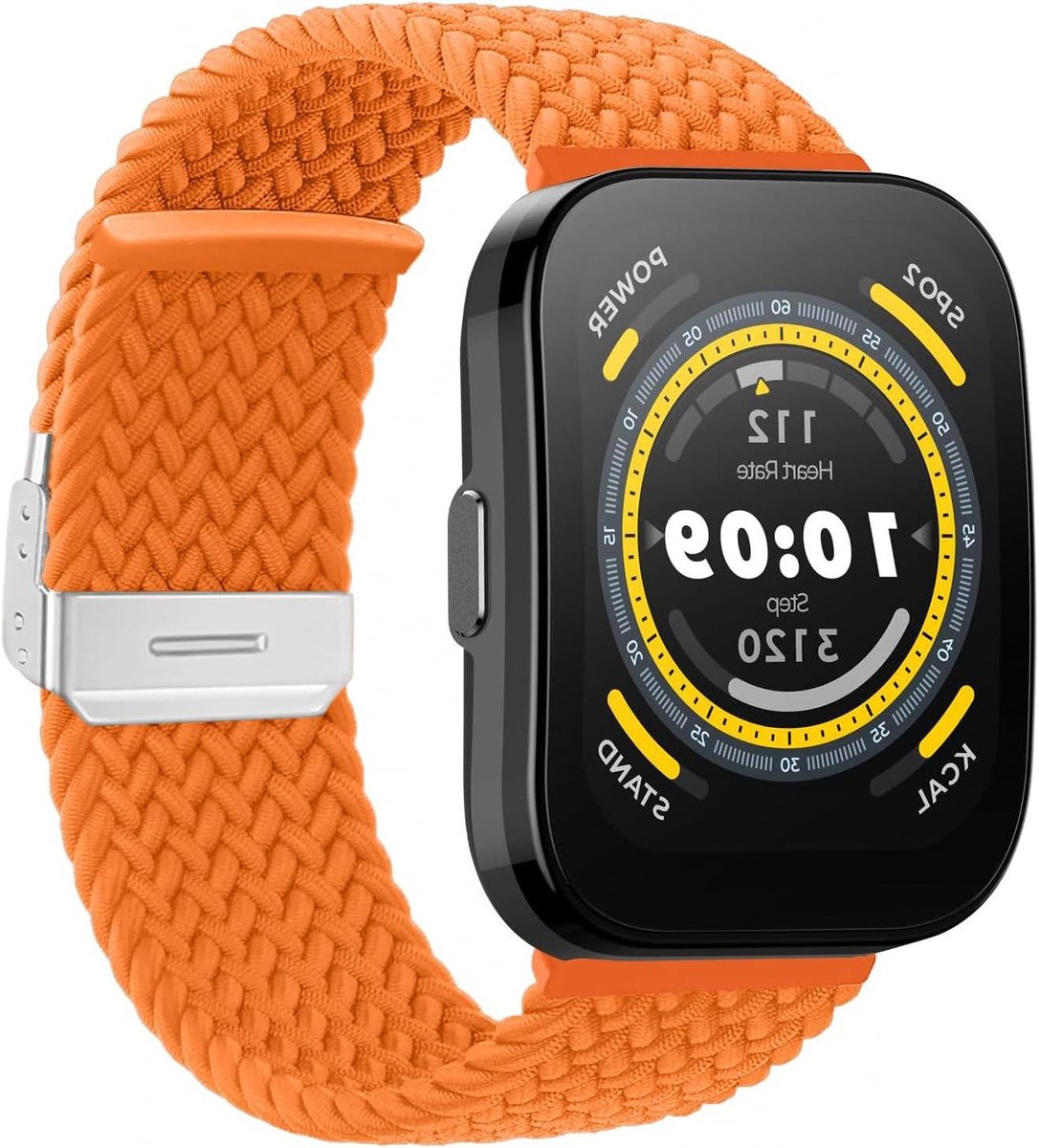 Nylon Armband - Elastisch Bandje - Dagelijks Gebruik - Eenvoudig Verstelbaar - 22 mm - Oranje