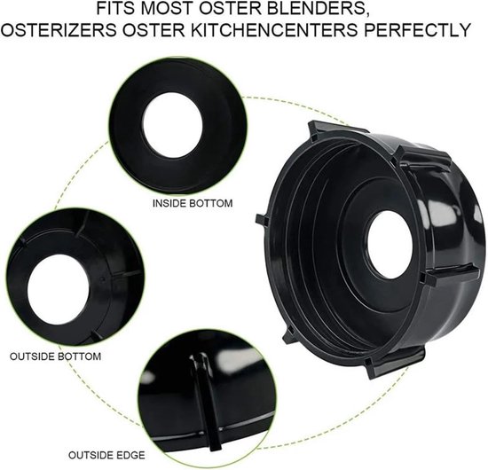 Blender Kan Bodem - Vervangend Onderdeel - Mixen en Malen - Goede Isolatie - 82 cm - Zwart van Blender — afbeelding 4