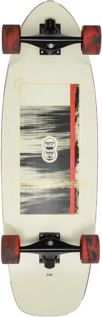 Longboard Skateboard Street cruisen Hars-7 constructie 31 inch Onshore/Flat