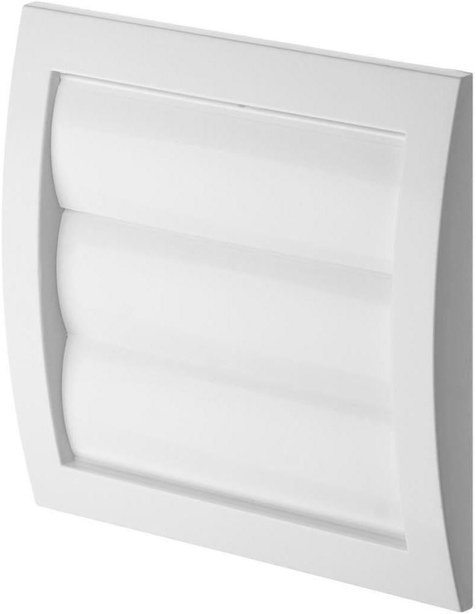 Muur Ventilatie - Rooster Cover - Buiten Luchten - Anti Insectennet - 190x190mm 125mm - Grijs