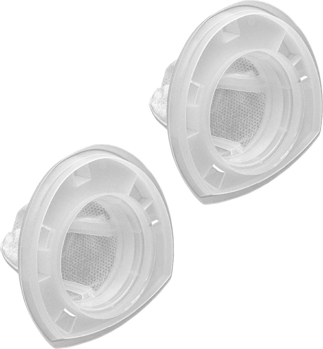 Stofzuigerfilter Set - Fijnstoffilters - Verbeterde Zuigkracht - Wasbaar Herbruikbaar - 2 Stuks - Wit
