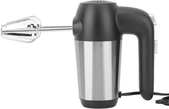 Elektrische Handmixer - Keuken Mixer - Beslag Maken - 5 Snelheden Instelbaar - 450 Watt - Zilver — afbeelding 5