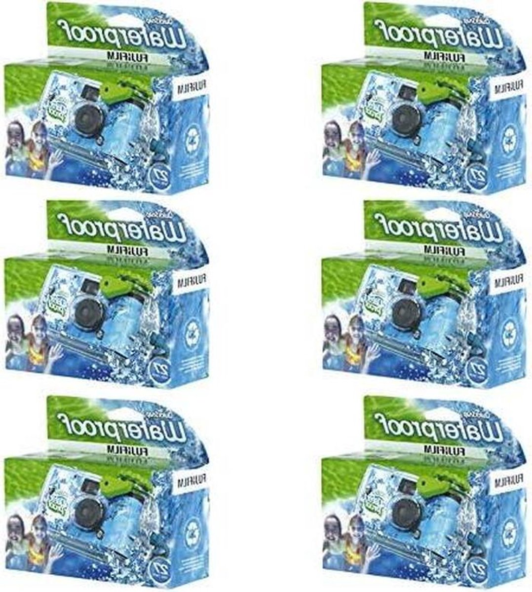 Wegwerpcamera set - Onderwater camera - Vakantie vastleggen - Waterdicht tot 10 meter - 6 stuks - Niet gespecificeerd