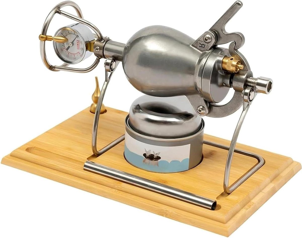 Popcorn Kanon - Maïs Popper - Thuis Snacks Maken - Traditionele Retro Machine - 268 ml Inhoud - Zilver