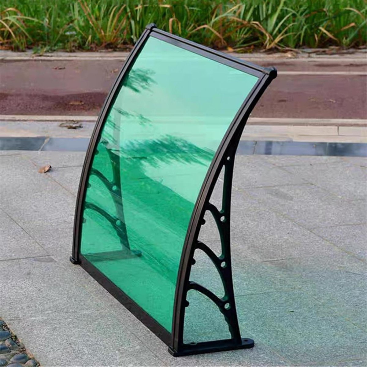 Deurluifel - Buitenluifel Terras - Bescherming Huis - Zelfreinigend Bij Regen - 120x100cm - Groen
