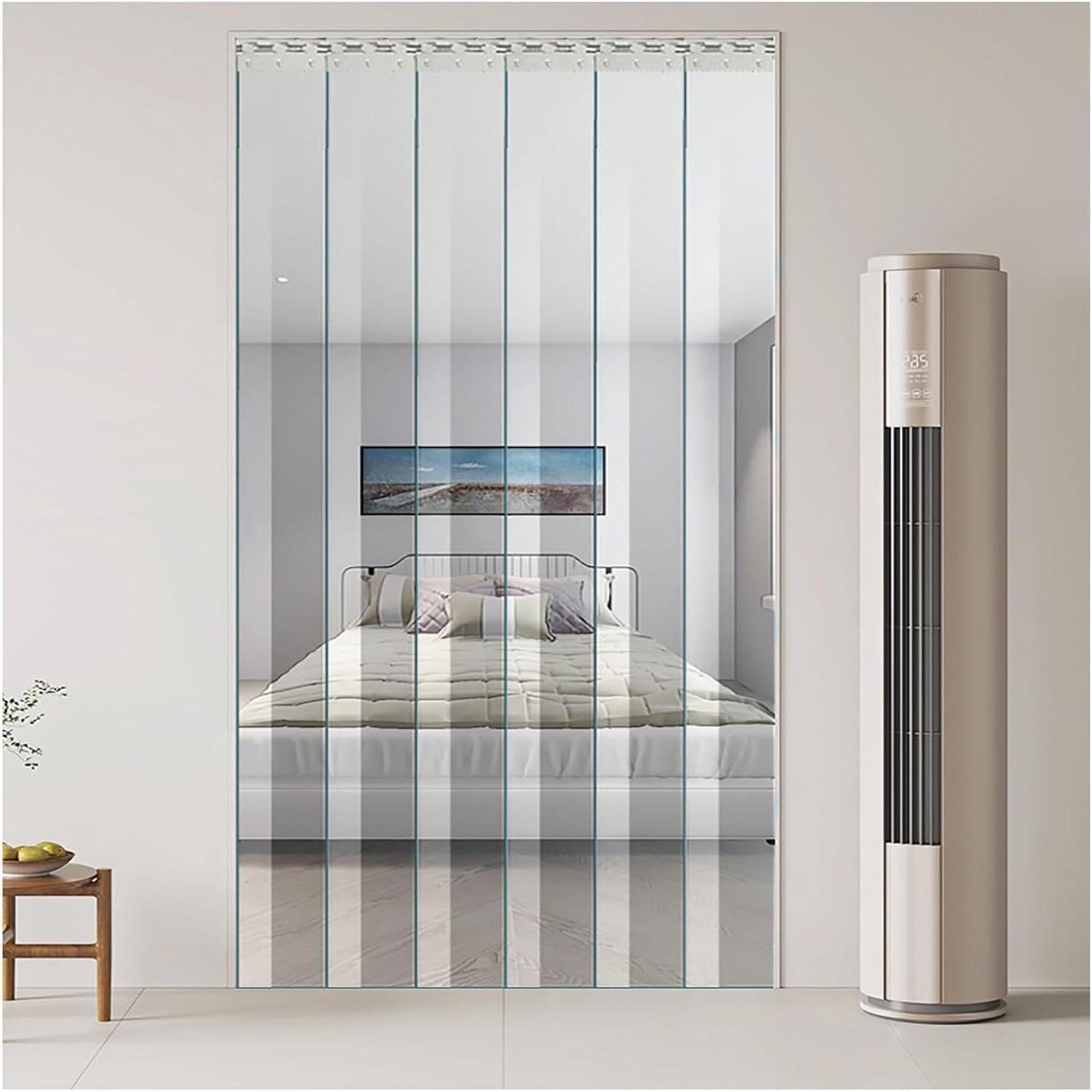 Pvc Deurgordijn - Stootvast Gordijn - Wind En Kou - Waterdicht Olieafstotend - 180x260cm - Transparant