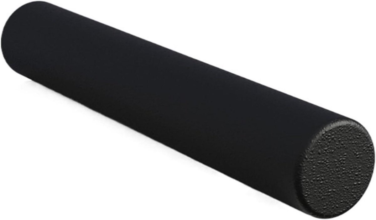 Schuimroller Spiermassage - Fitnessrol Fasciarol - Effectief Spierherstel - Anticompressie Lichaamsmassage - 90 cm - Zwart