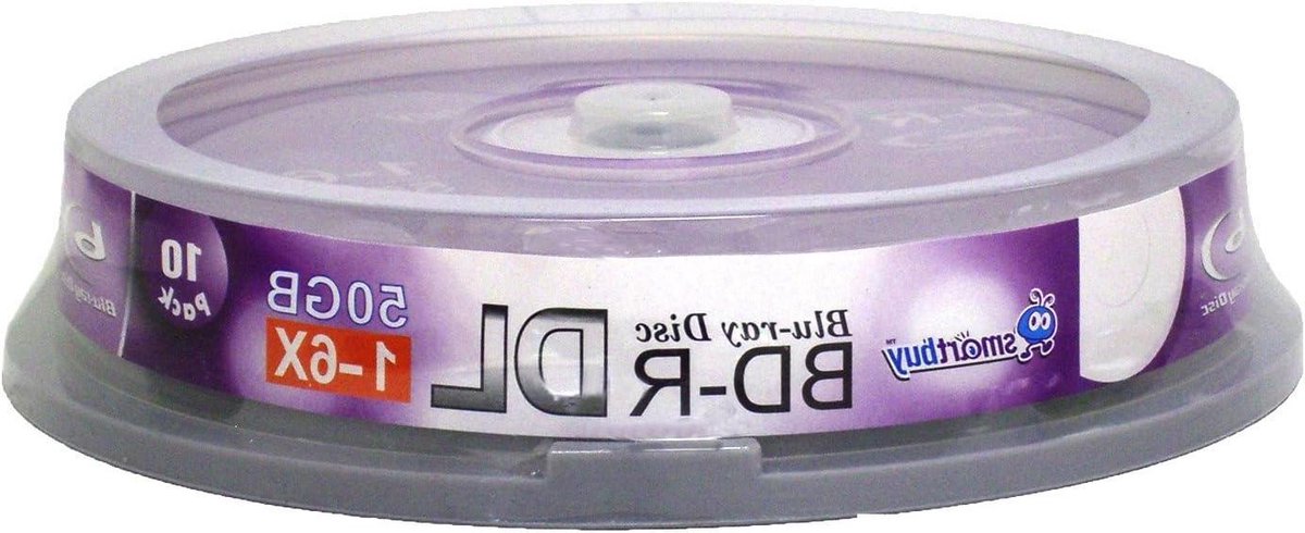 BD-R DL Discs - Blu-ray Blanco Media - Data Opslaan - Double Layer - 50 GB - Wit