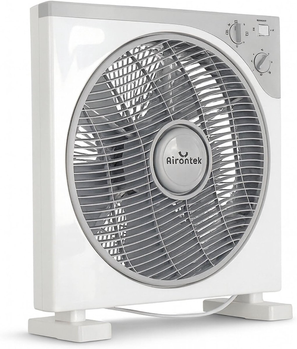 Vloerventilator - Circulatie ventilator - Frisse Lucht - Koperen Motor - 50 cm - Wit