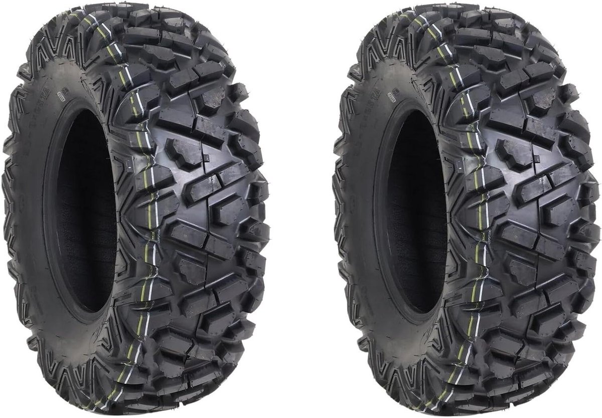 Terreinbanden Set - ATV Banden - Off-road Rijden - Veelzijdig Profiel - 26x8-14 - Zwart