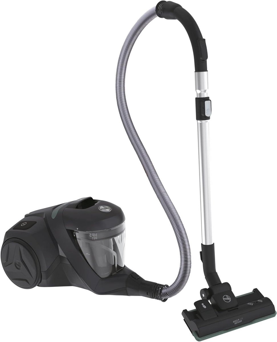 Vloerstofzuiger - Snoer stofzuiger - Huis schoonmaken - Universeel vloermondstuk - 2 liter capaciteit - Grijs