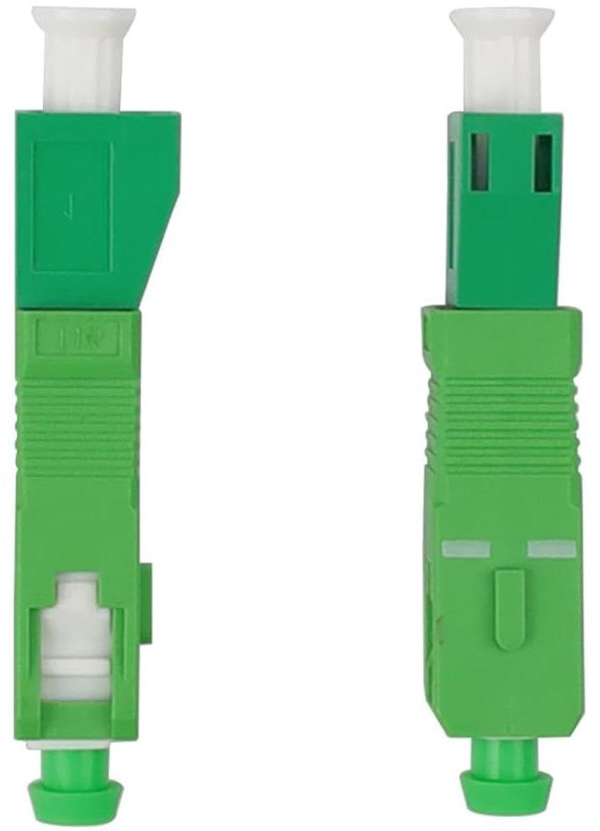Glasvezeladapter - Hybride Koppeling - Signaaloverdracht Verbeteren - Keramische Kern - 2 Stuks - Groen