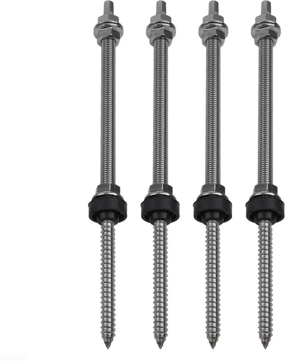 Ophangbouten M10 - Bevestigingsbouten Zonne-energie - Zonnepanelen Monteren - Met EPDM Afd