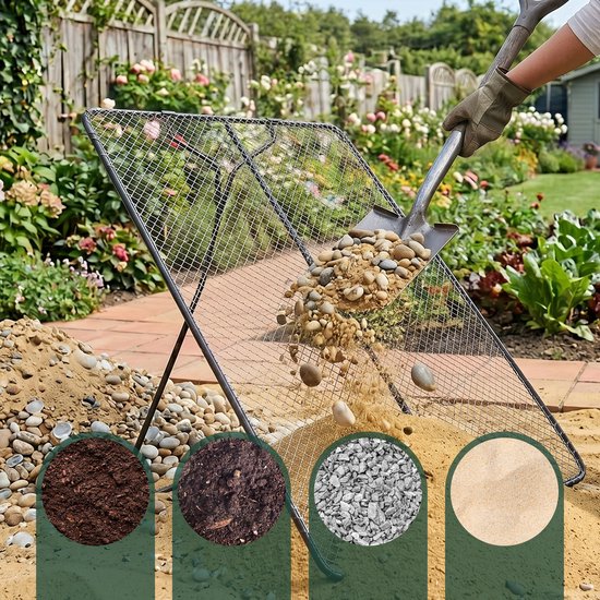 Tuinzeef - 12x12 mm mazen - 100x80 cm — afbeelding 2