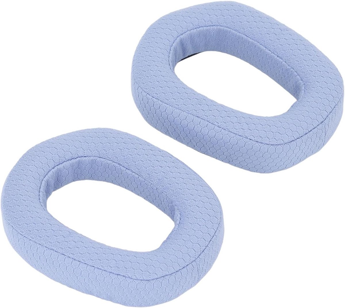 Comfortabele Vervangende Oorkussens voor Geluidsisolerende Hoofdtelefoons van Eenvoudig Leer en Ademend Gaas (Blauw)