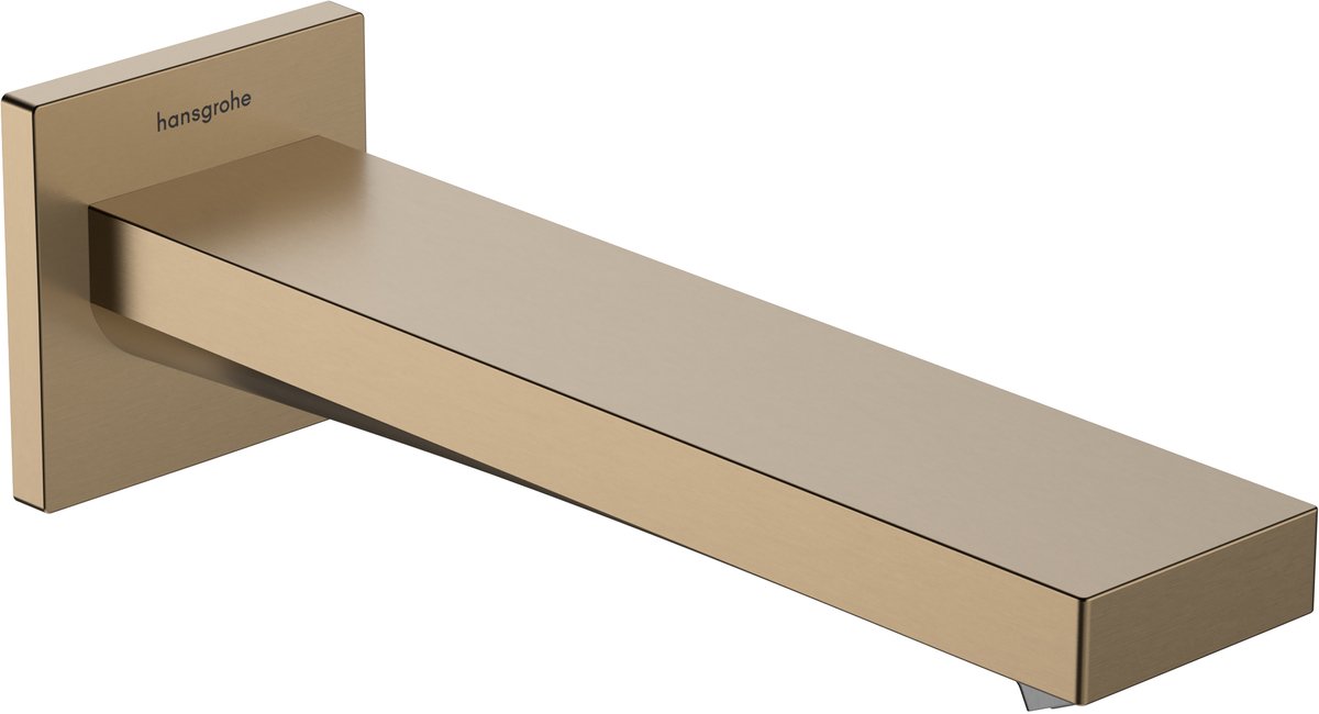 Hansgrohe Tecturis E - Baduitloop, geborsteld brons 73410140