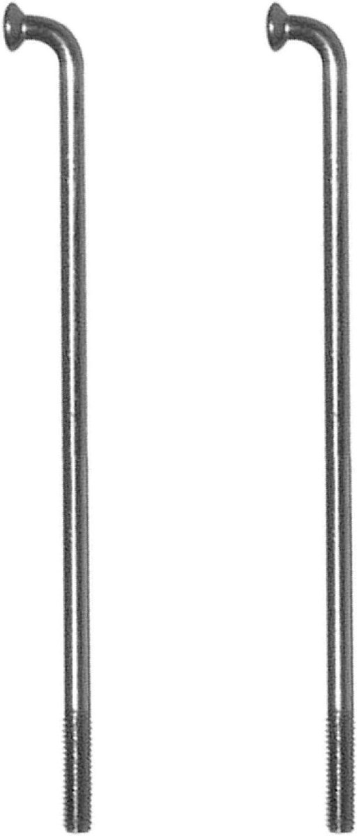 Fietswiel Spaken - Reserve Spaken - Fiets Herstellen - Roestvrij Staal - 300mm Lengte - Zilver