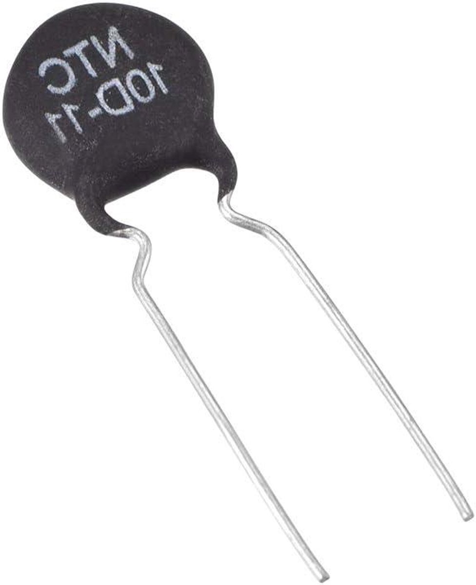 NTC Thermistor - Stroombegrenzer - Circuitbescherming - Inschakelstroom Limiter - 40 Stuks - Zwart