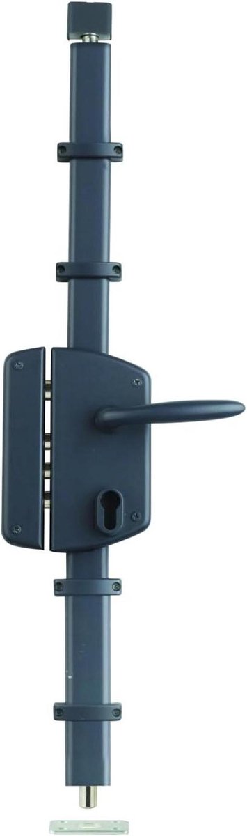 Wandslotkast - Deurslotkast - Voordeur Beveiligen - 3 Punten Vergrendeling - 85 x 174 mm - Antraciet