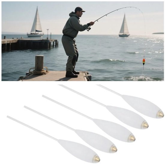 Dailygoody - Sinking Float Bombarda Vissersfloat - Voor Professioneel Gebruik - Transparant Acryl - Lichtgewicht en Gevoelig - Geschikt voor Vliegvissen van Merkloos — afbeelding 2