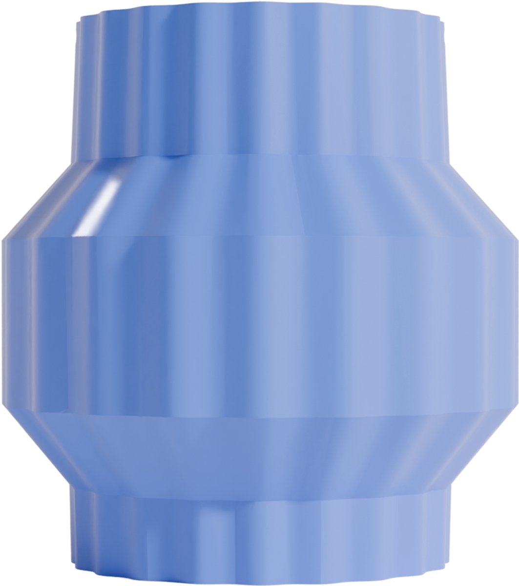Fiastra Ferrara 16 cm keukengereihouder - spatelpot - aanrecht organizer - blauw