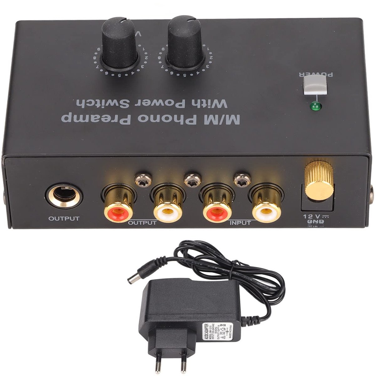 ONF3 - Phono-voorversterker - Audio-voorversterker - Uitstekende geluidskwaliteit - Compact formaat - Geschikt voor platenspelers - Ideaal voor ...