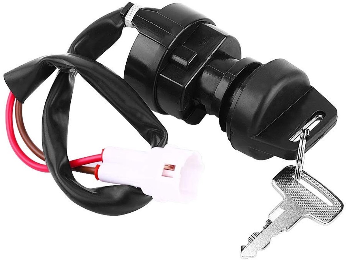 Dailygoods - Contact Key Switch - 2 Pin - Duurzaam en Veilig - Populaire Kleur - Inclusief 2 Sleutels - Geschikt voor 350 en 660R