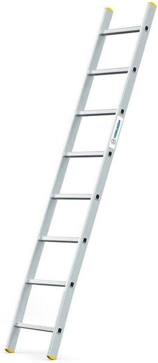 Aluminium Ladder - Huishoudtrap Stevig - Klusklare Werkhoogte - Lichtgewicht Ontwerp - 32 Meter - Grijs