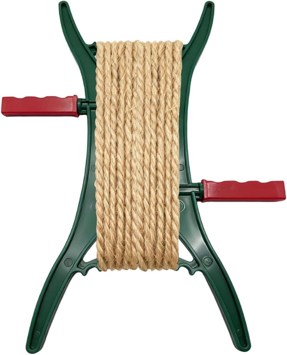 Lichtorganizer - Kabelhouder - Decoratie Opslag - Draaibare Handgreep - 15 x 30 cm - Groen