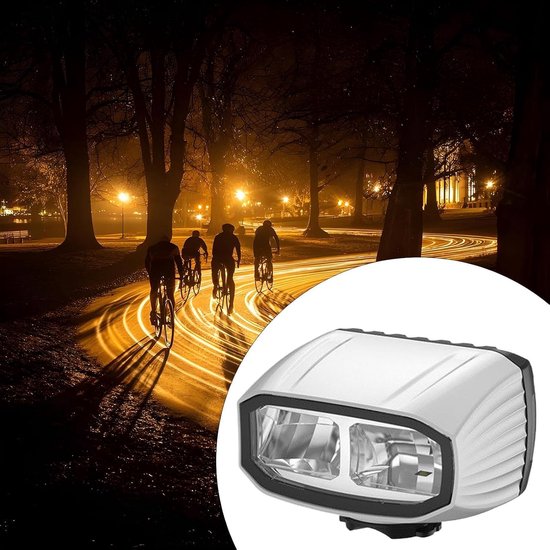 Fiets Voorlicht - Fietslamp Oplaadbaar - Veilig Fietsen - Real-time Stroomdisplay - 3200mAh Batterij - Wit — afbeelding 4