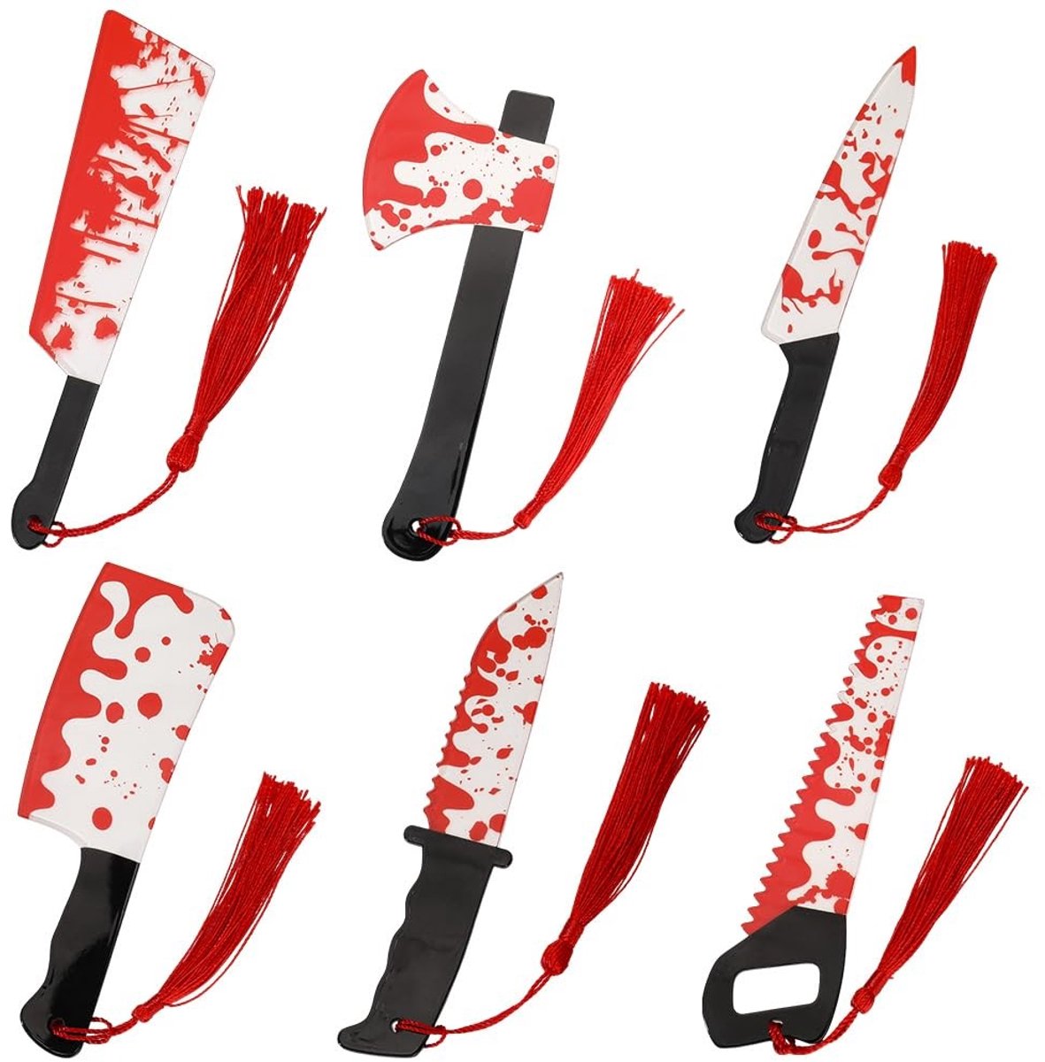 Dailygoods - Set van 6 Halloween Bladwijzers in Diverse Stijlen
