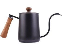 Coffee Kettle, Gooseneck Kettle, Pour Over Kettle with Long Narrow Spout, Heated Stainless Steel Coffee Kettle for Precision Brewing, Camping Coffee Pot, Perfect for Home, Camping 600ml