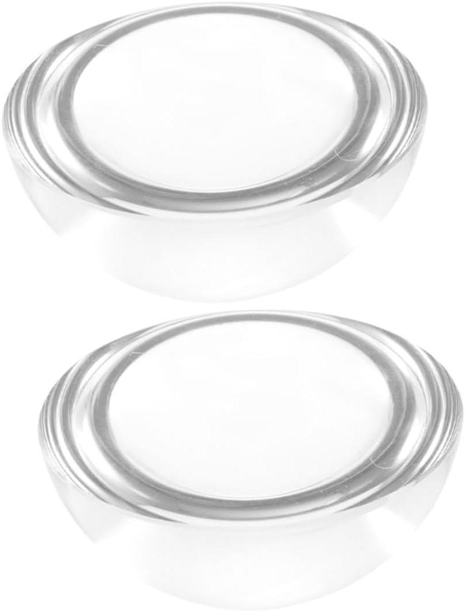 Papiergewicht Set - Glazen Koepels - Bureau Decoratie - Set van 2 - 5 cm - Transparant