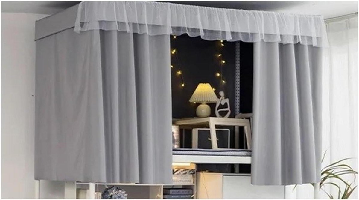 Stapelbed gordijnen verdikt volledige privacy student slaapzaal bed gordijn zonnescherm pu