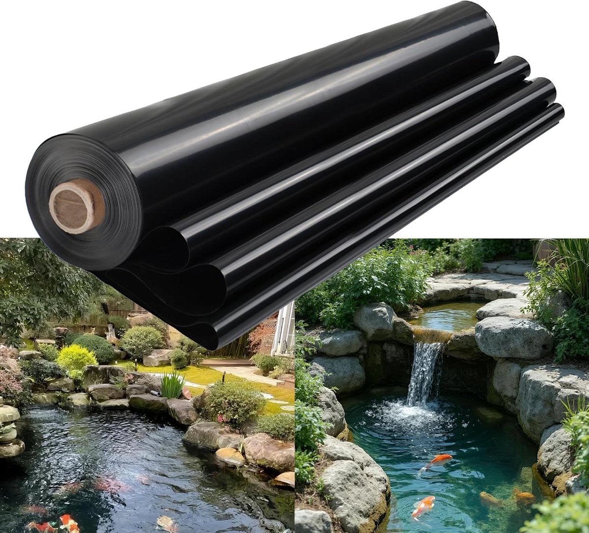 Vijverfolie EPDM - Waterdicht membraan - Vijvers aanleggen - UV-bestendig scheurvast - 7 x