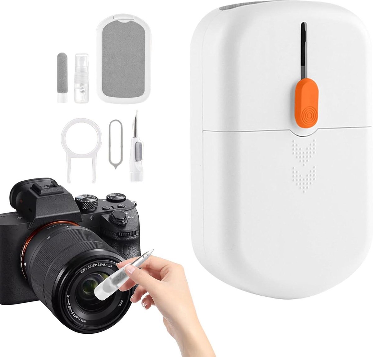 Schoonmaakset Laptop - Computer Kit - Apparaten Onderhouden - Veelzijdig Hulpmiddel - 93 x 57 cm - Wit