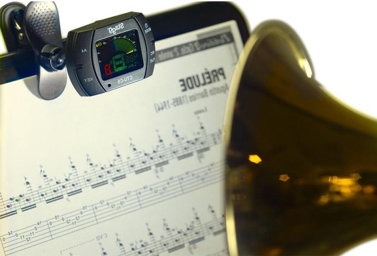 Stemapparaat - Geluidsmeter - Muziek Instrumenten - Hoog Contrast Display - 1 Stuks - Zwart