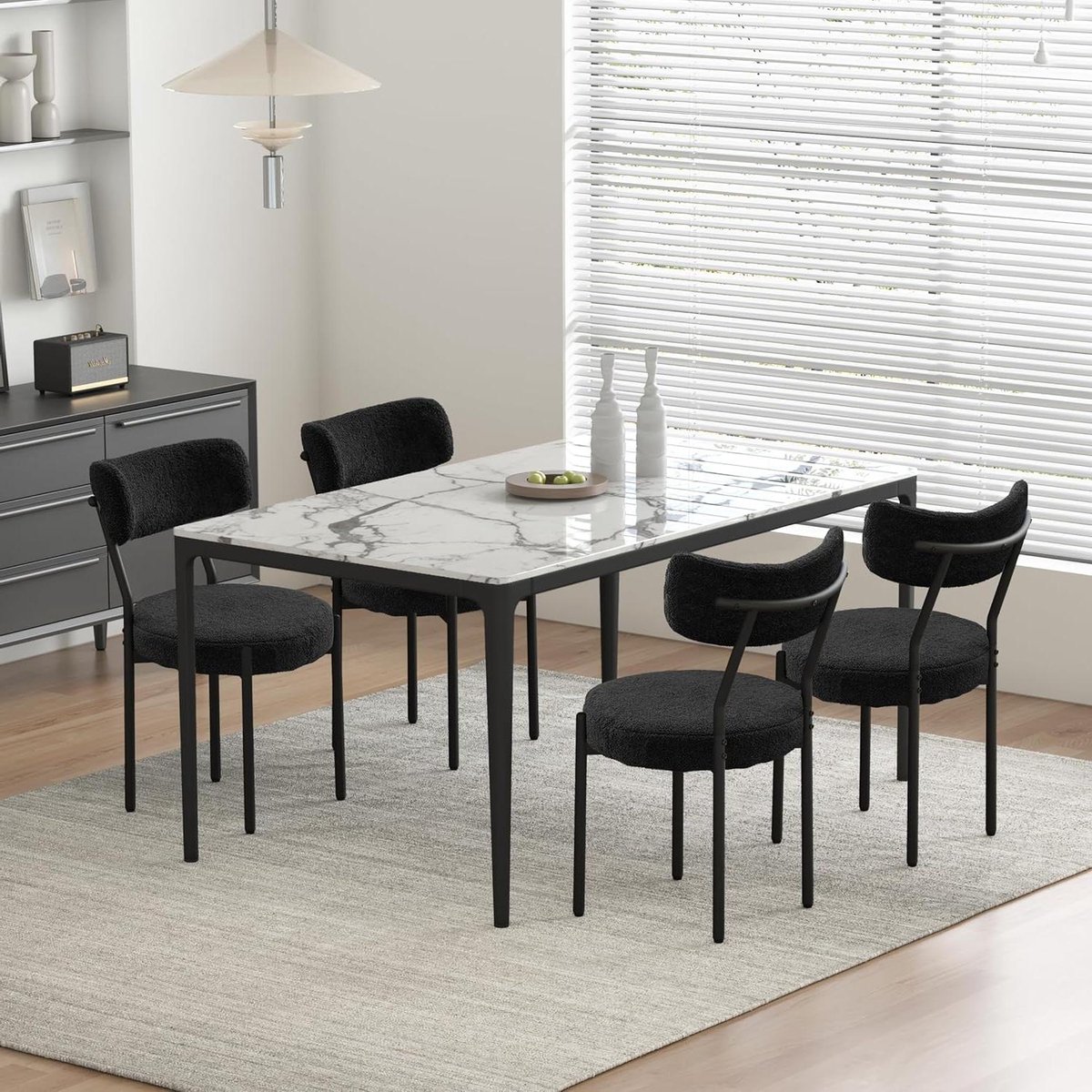 Eettafel Set - Tafel met Stoelen - Kleine Ruimtes - Ruimtebesparend Ontwerp - Voor 2 Perso