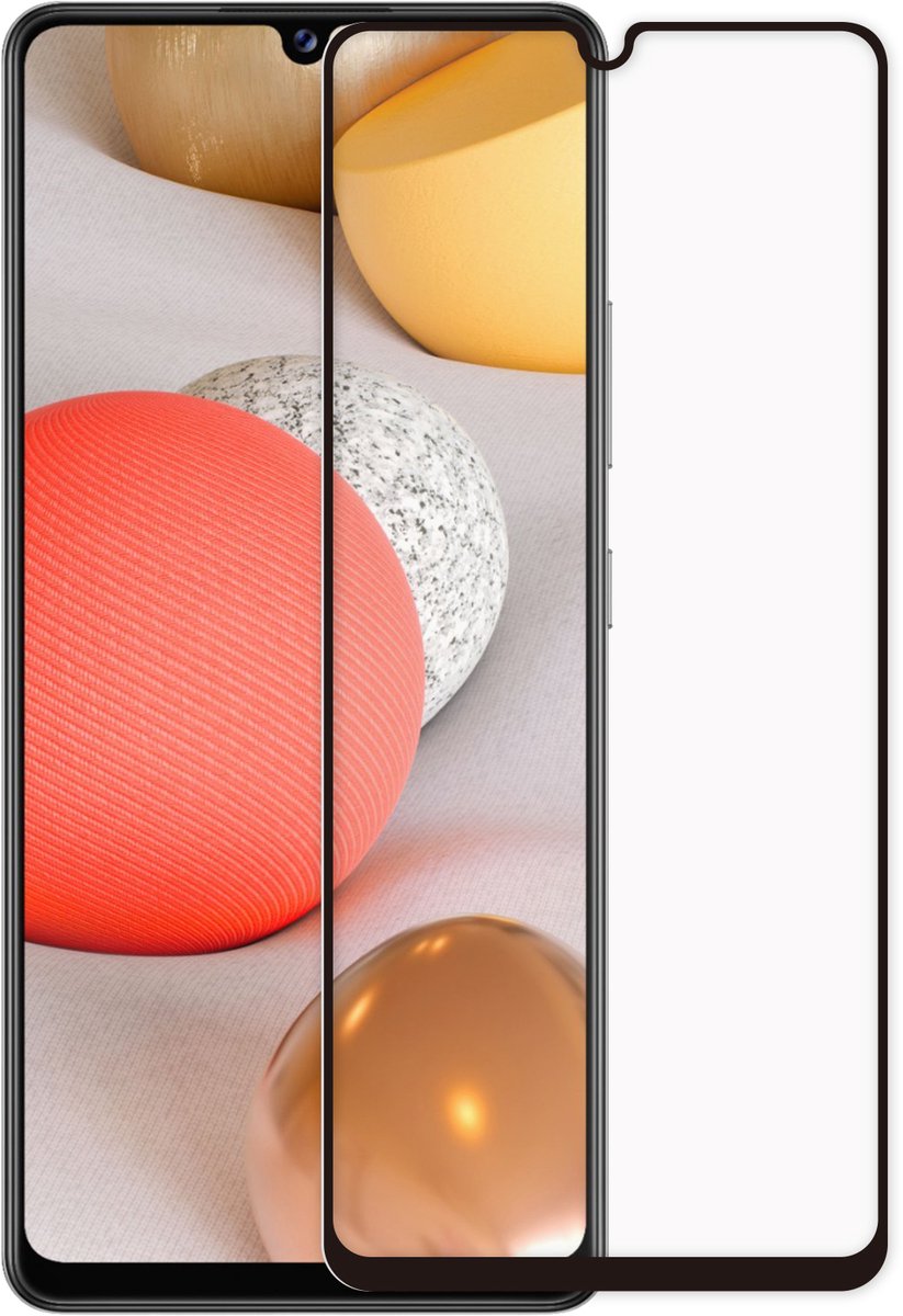 ScreenArmor Full Cover Tempered Glass Screenprotector voor Samsung Galaxy A42 5G