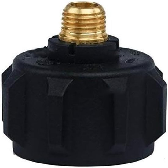 Propaan Regelklep Connector - Gas Adapter - Outdoor Koken - Verstelbare Gasstroom - 10 x 10 x 2 cm - Zwart — afbeelding 5
