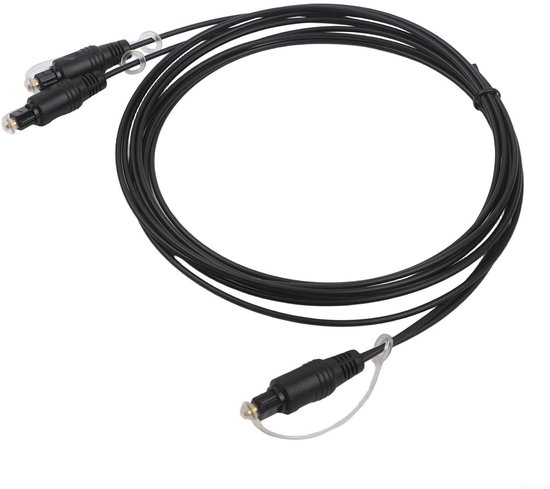 Digitale Optische Audio Splitter 1 tot 2, SPDIF Glasvezel Kabel voor Home Theater, voor PS4, voor Xbox, Soundbar - Zwart (3 meter) — afbeelding 2