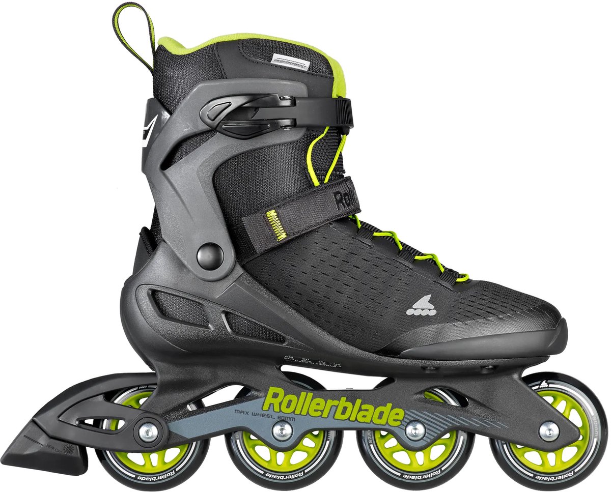 Rollerblade Inlineskates - Maat 45 - Mannen - zwart/lime groen