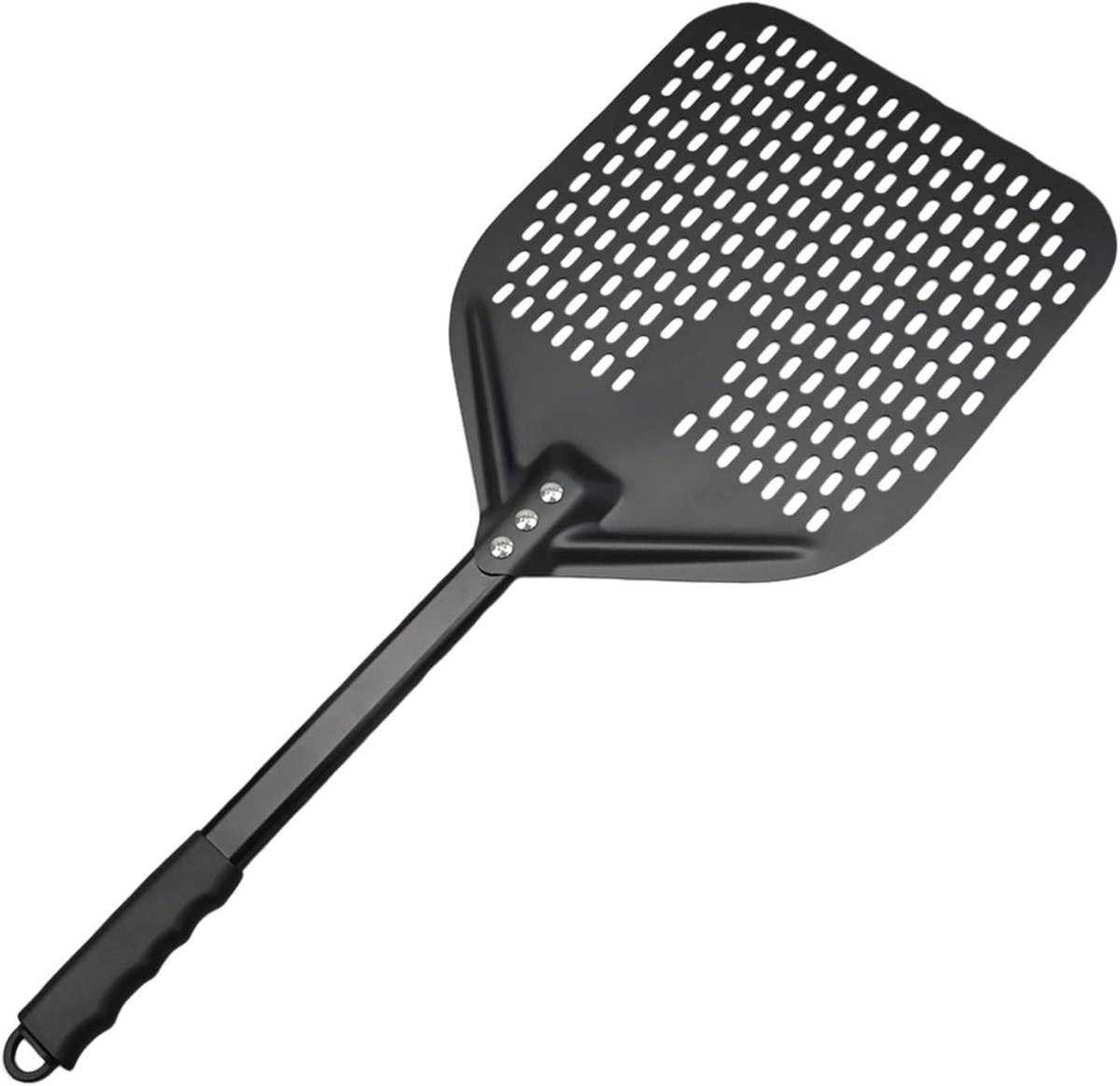 Pizza Spatel - Pizzas schep - Bakken En Draaien - Antislip Greep - 30 cm - Zilver
