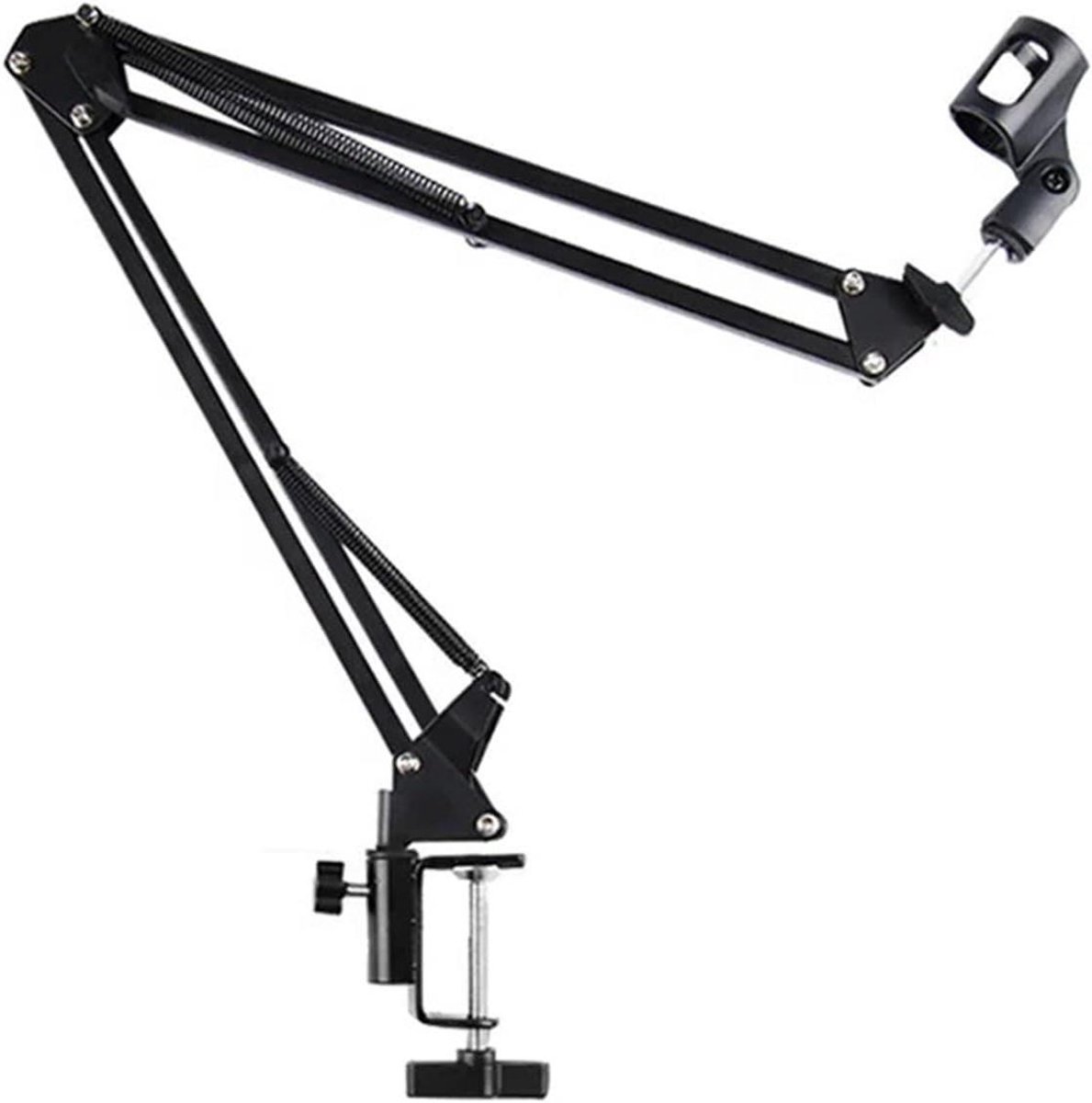 Microfoon Arm - Opnamehouder - Audio Opnames - Flexibele Positie - Verstelbaar - Zwart