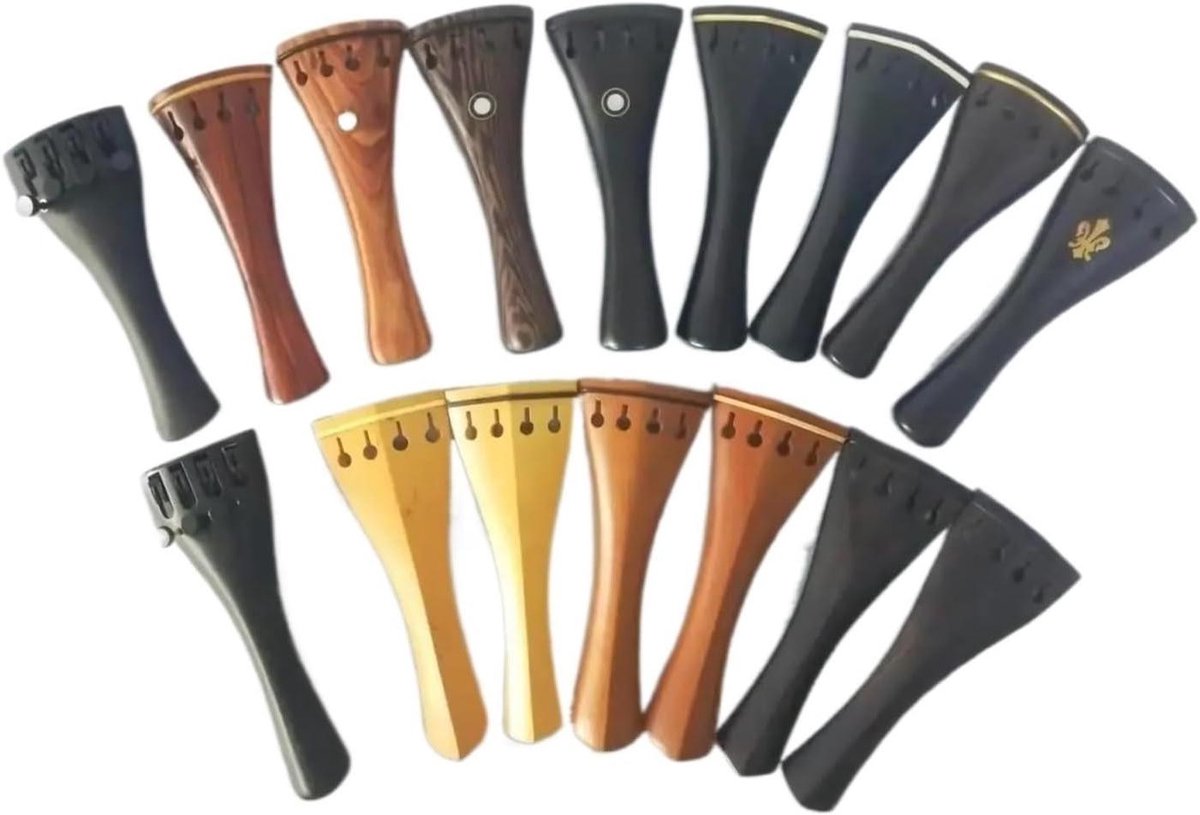1 Stuk 4/4 Vioolstaartstuk Met 1 Stuk Nylon Staartstukfitting Viool Accessoires(4)