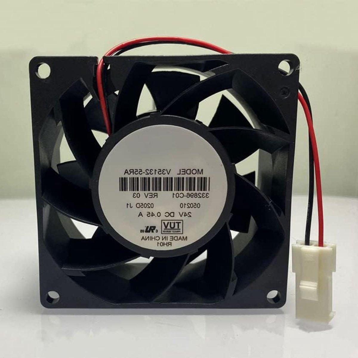 Koelventilator - Ventilator - Apparatuur Koelen - Hoge Luchtstroom - 80x80x38 mm - Zwart