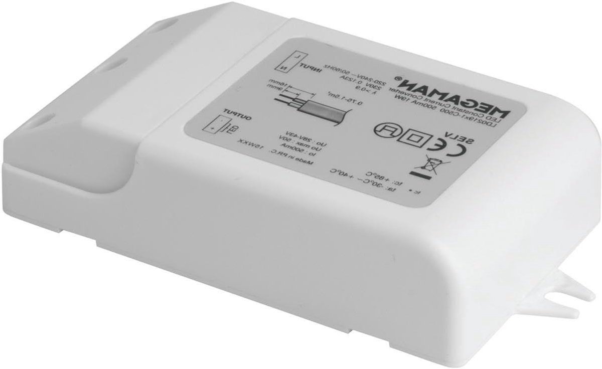 LED Control Unit - Dimbare Driver - Verlichting Installeren - Flicker-vrije Dimming - 1 cm - Wit