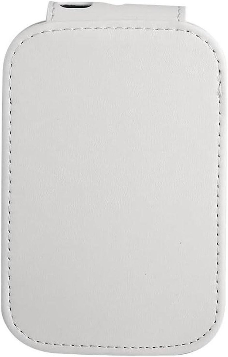 Beschermhoes Printer - Reisetui Fotoprinter - Veilig Vervoeren - PU-Leer Materiaal - 14 x 10 x 3 cm - Wit