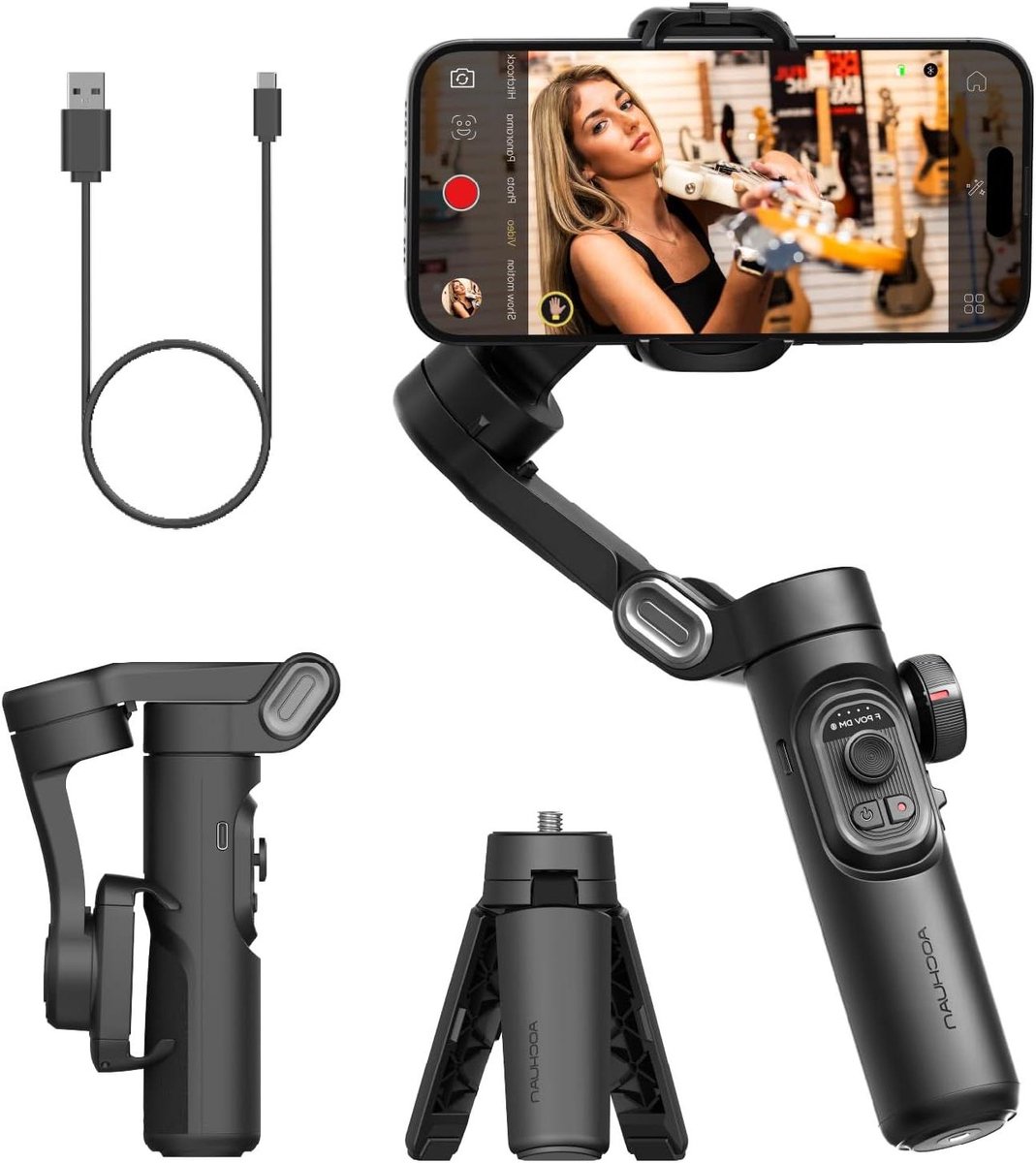 Gimbal Smartphone - Selfiestick - Tripod - capture kit